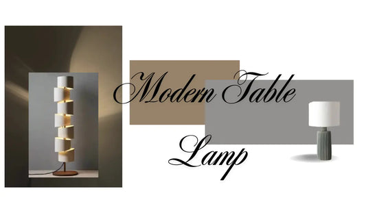 Frero Collective modern table lamps for living rooms: Illuminate Your Living Room